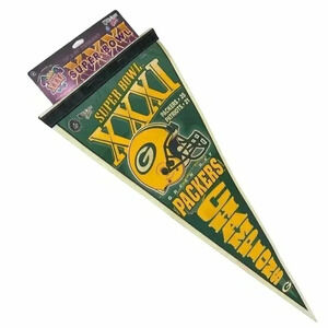 Wincraft NFL Green Bay Packers 1997 Super Bowl XXXI Champions Football Pennant